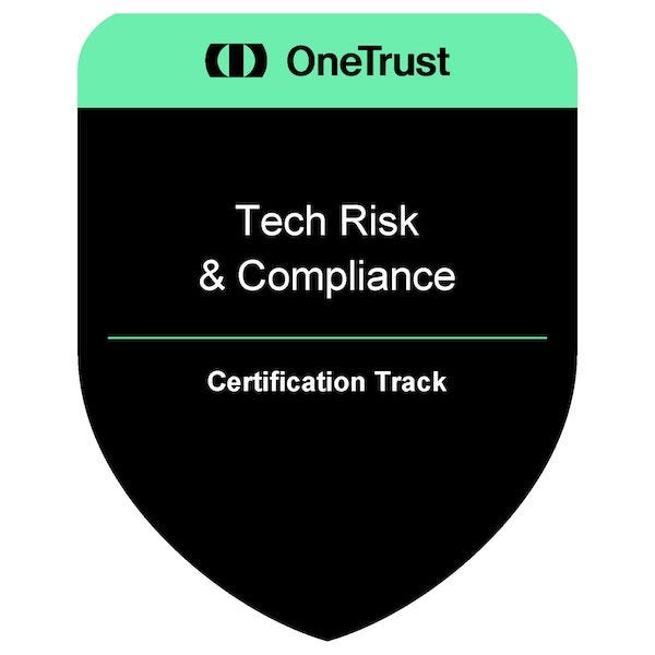 OneTrust Tech Risk & Compliance Track Badge
