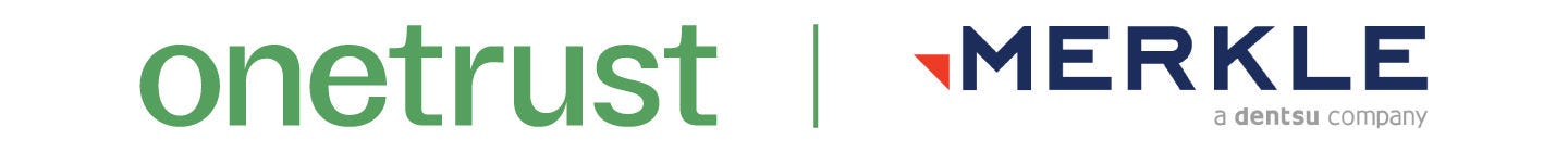 Banner featuring the OneTrust and Merkle logos
