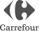 Carrefour logo, grayscale